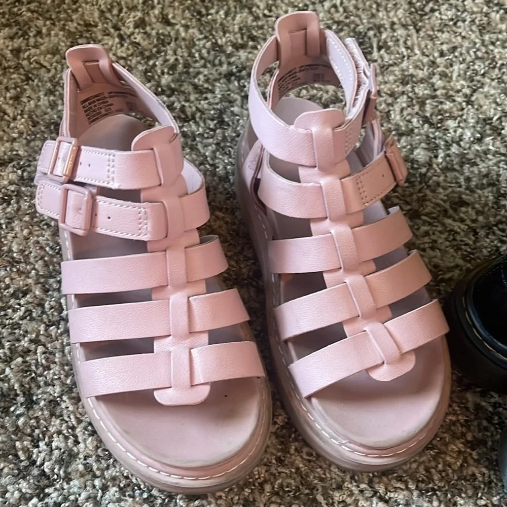 Doc martens boots and Madden sandals